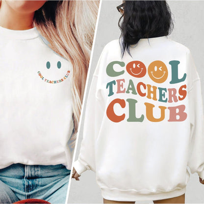 Cooles Teachers Club Sweatshirt, Lehrer Sweatshirt - GiftHaus
