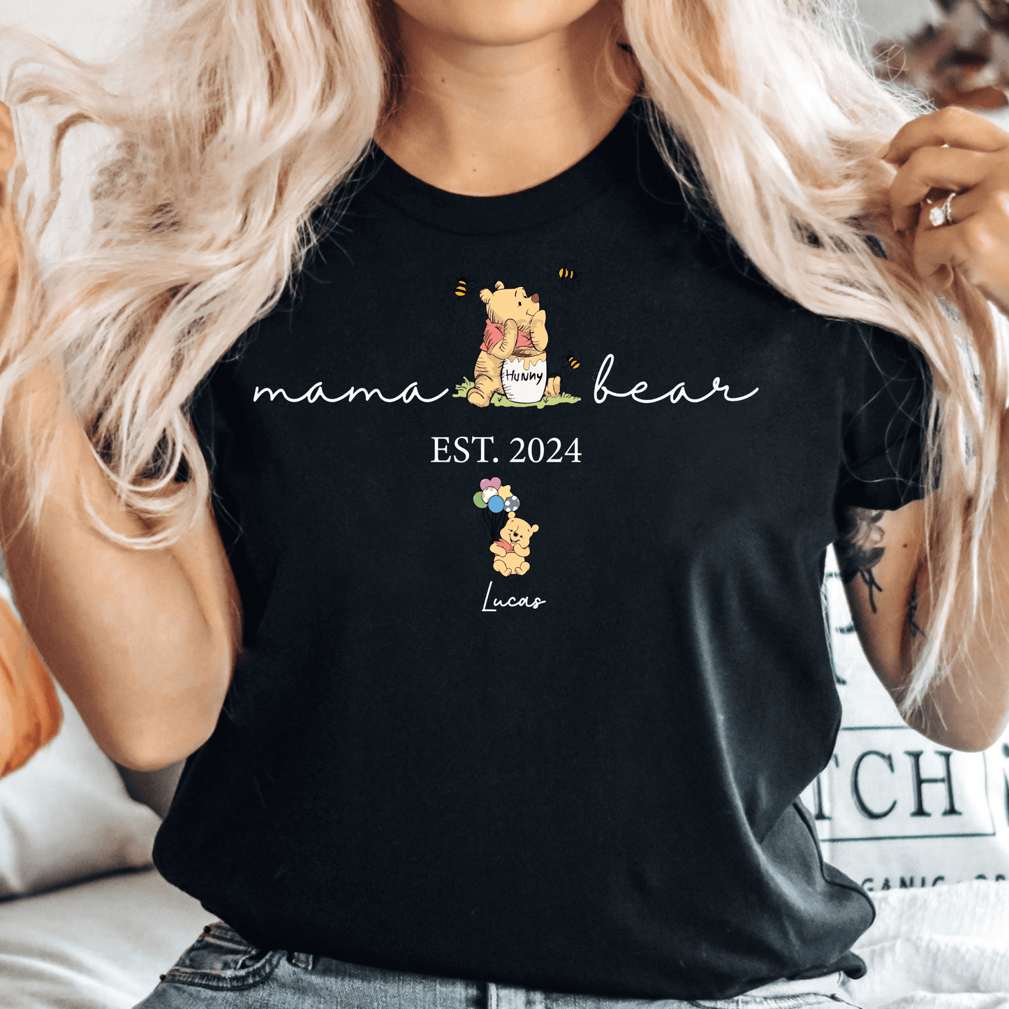Custom Mama Bear and Kids - Personalized Family Magic, Mother's Day Gift - GiftHaus