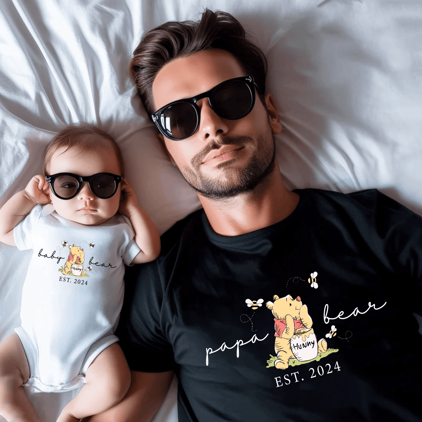 Personalisiertes Mama Bär, Papa Bär und Baby Bär Shirt – Passendes Familien Bären Geschenk