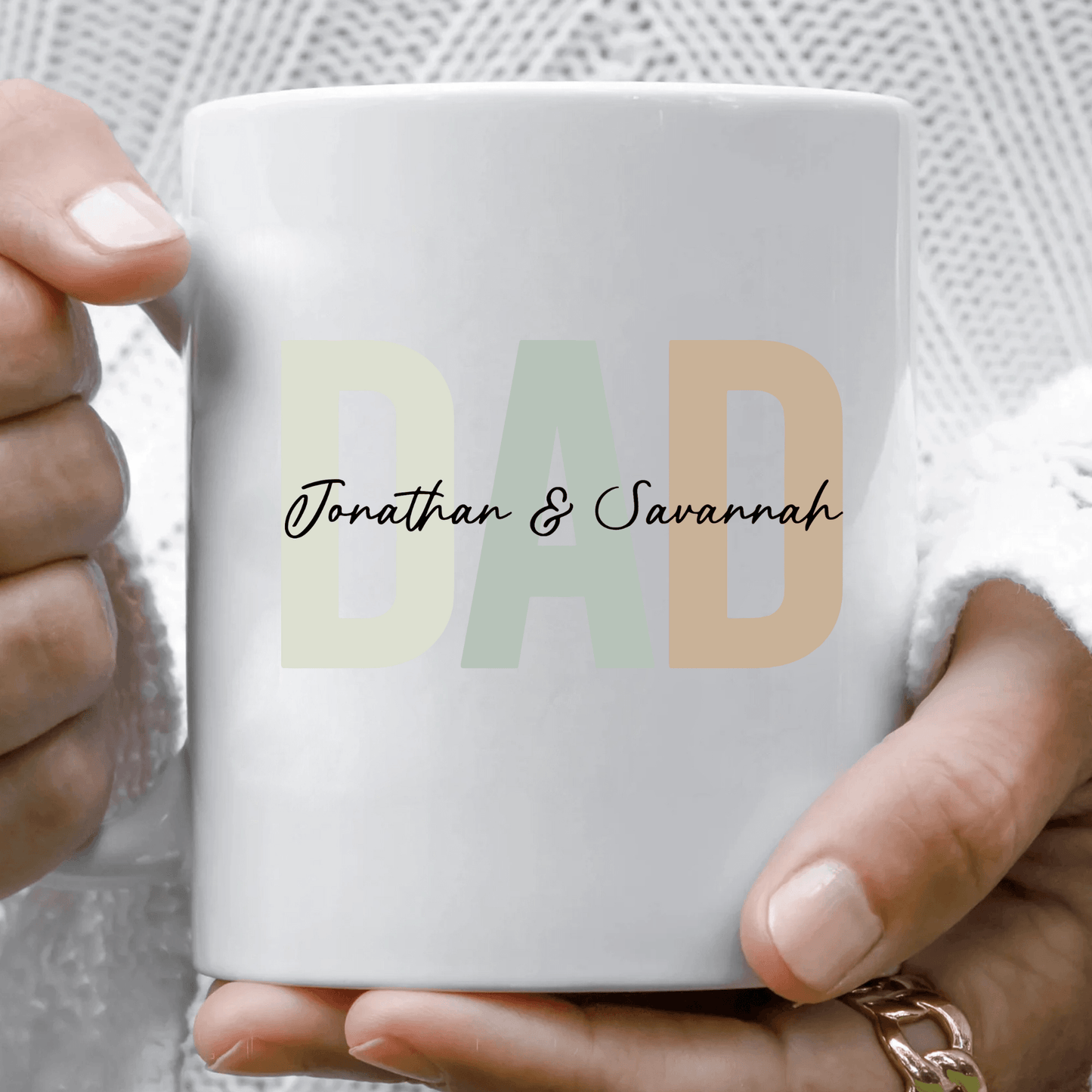 Dad – Personalisierte Namens-Tasse - GiftHaus