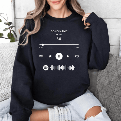 Dein Liedcode - Personalisiertes Spotify Sweatshirt - GiftHaus