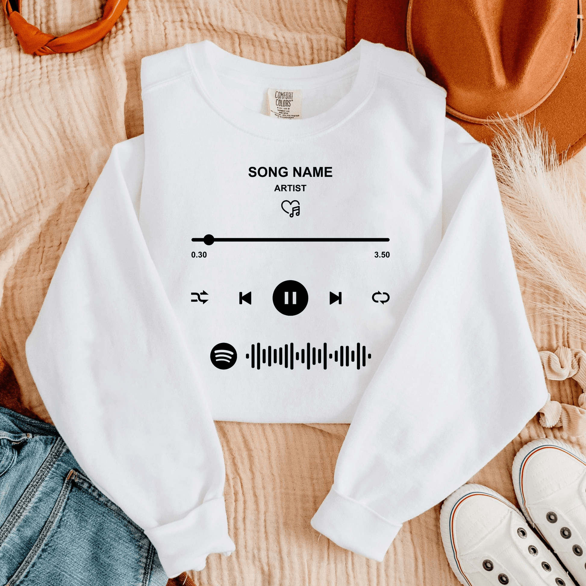 Dein Liedcode - Personalisiertes Spotify Sweatshirt - GiftHaus