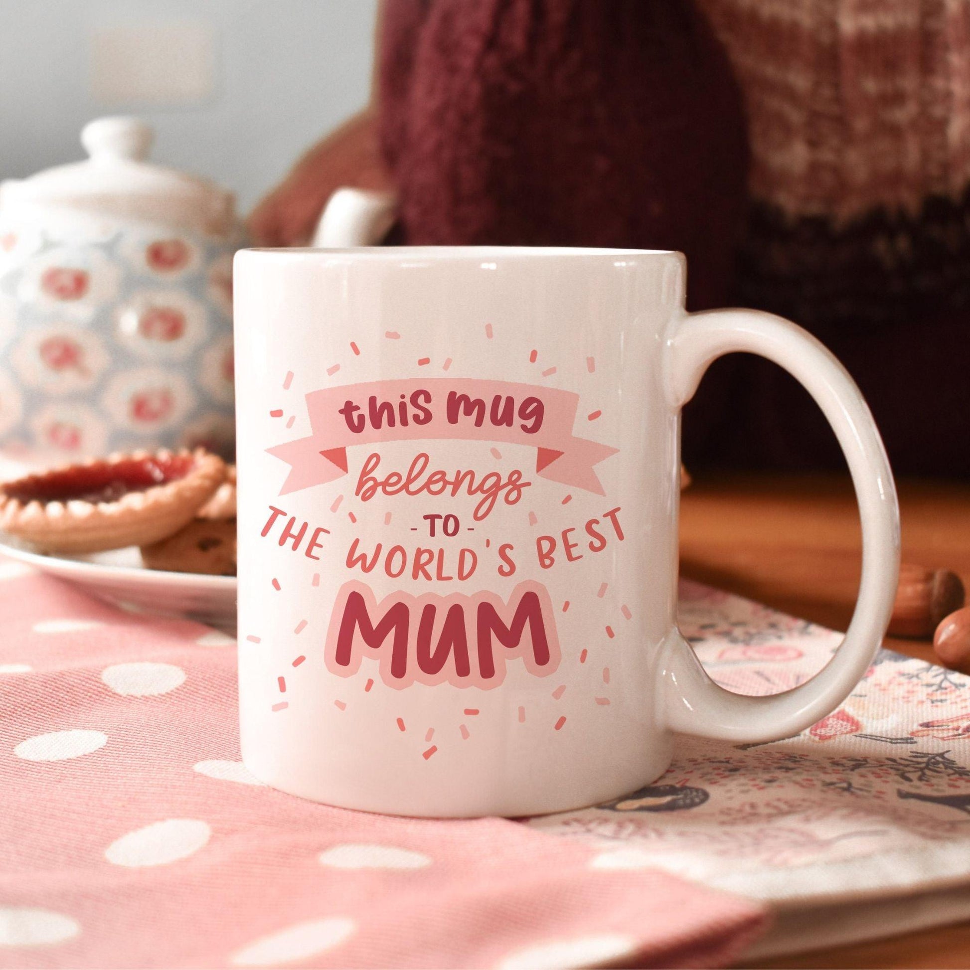 Diese Tasse gehört zur weltbesten Mama - Best Mom Mug - GiftHaus