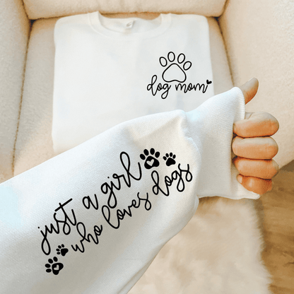 Dog Mom Life Statement Sweatshirt - Cozy Canine Love Apparel - GiftHaus