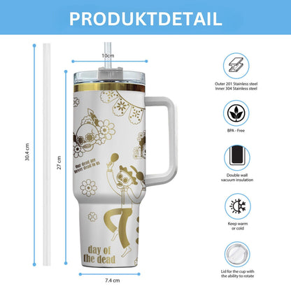 Eine Gut Belesene Frau Bücherwurm Tumbler 40oz - Buchliebhaber 40oz Tumbler - GiftHaus