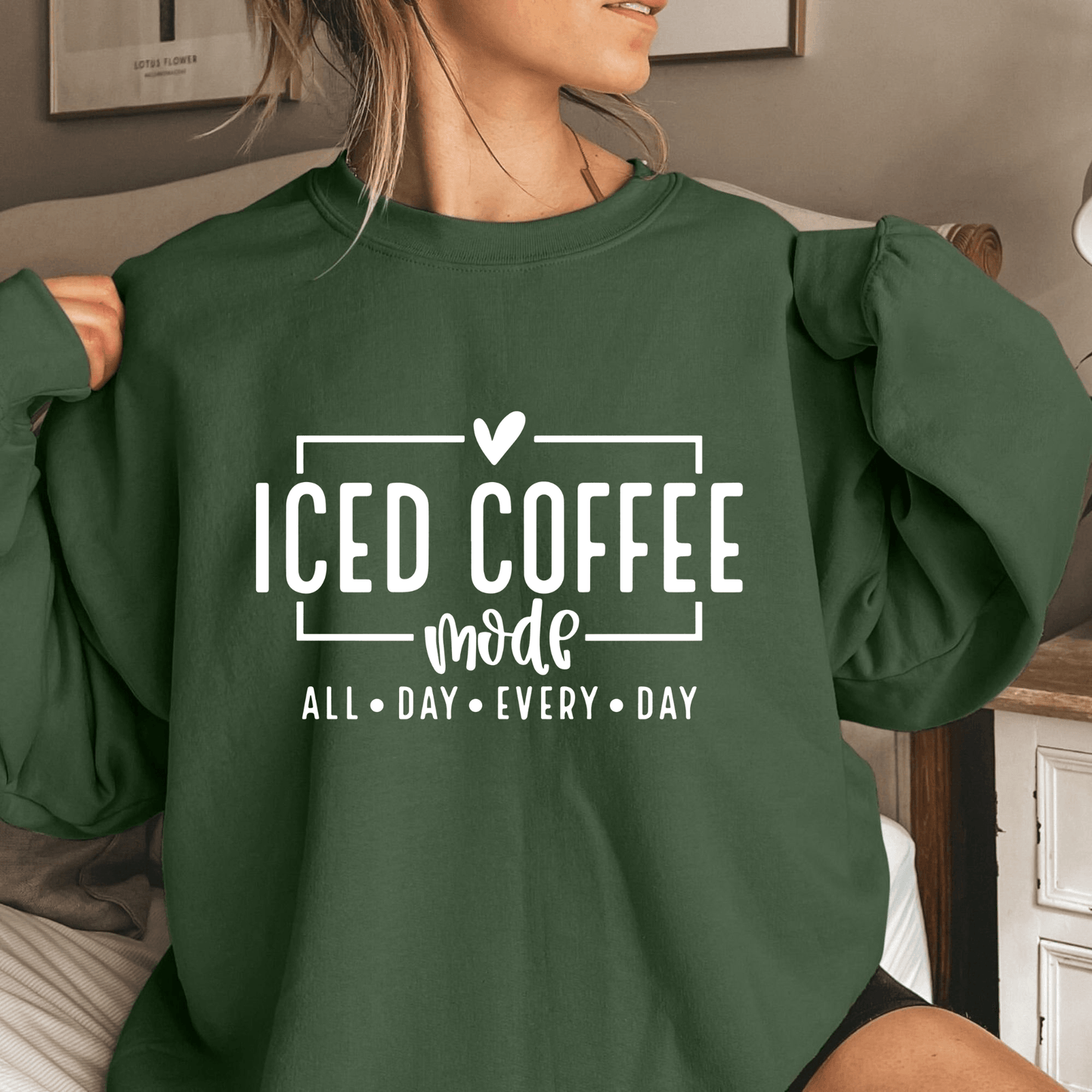 Eiskaffee-Modus Sweatshirt - Für die Coolen - GiftHaus