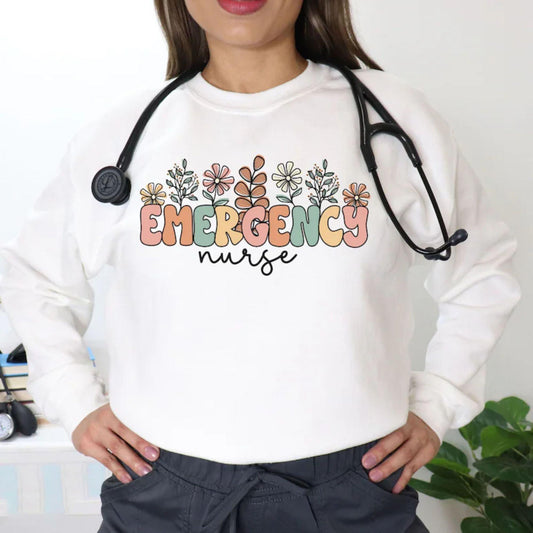 Emergency Nurse Sweatshirt - Emergency Nurse Gift - GiftHaus