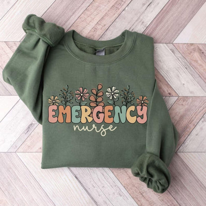 Emergency Nurse Sweatshirt - Emergency Nurse Gift - GiftHaus