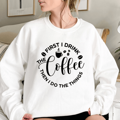 Erst Kaffee Sweatshirt - Tagesstarter - GiftHaus