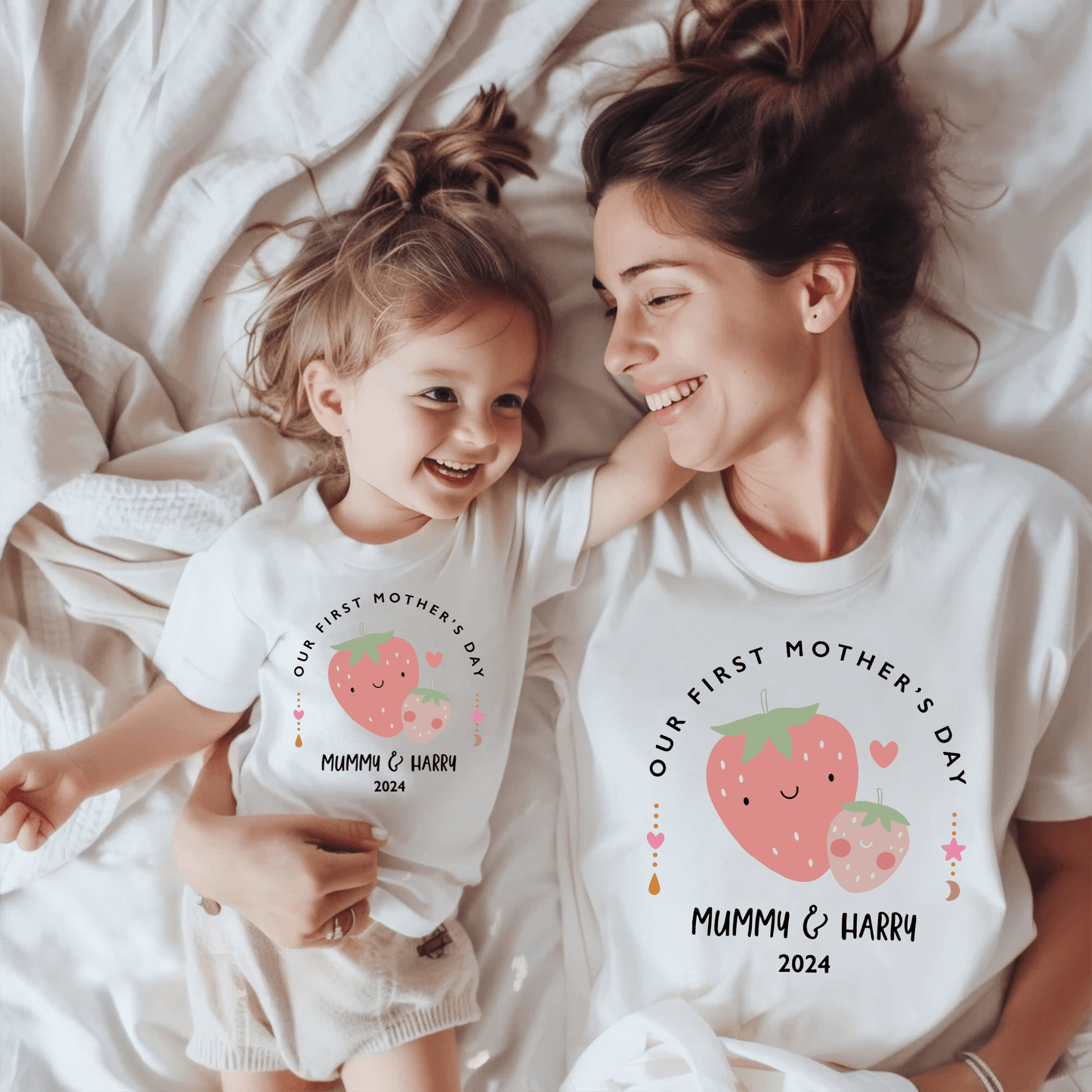 Erster Muttertag - Personalisiertes T-Shirt-Set für Mutter & Baby - GiftHaus