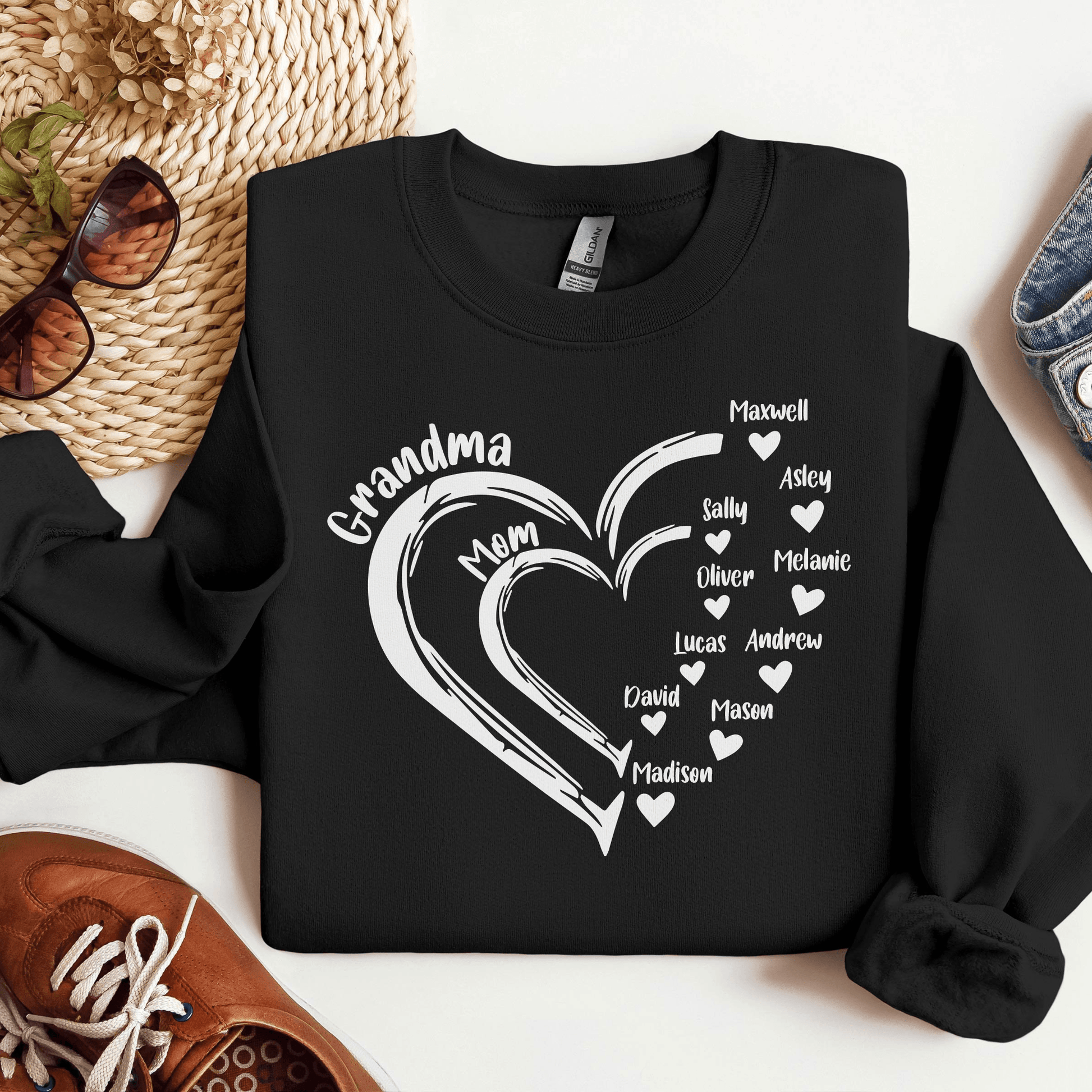 Familienbande – Personalisierte Liebe Sweatshirts & Hoodies - GiftHaus