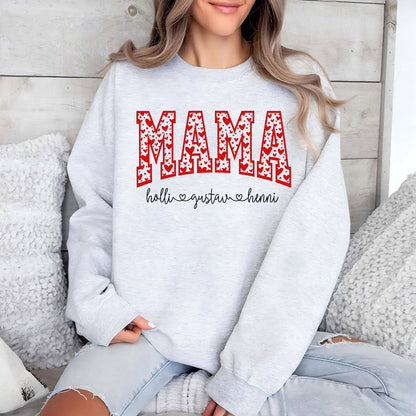 Valentinstag Mama Pullover mit Kindernamen – Liebevolles Geschenk für Mama