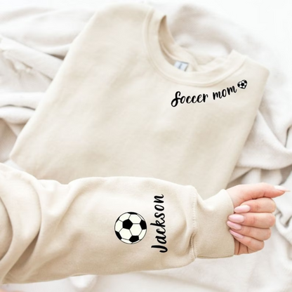 Fußballmama-Sweatshirt mit Personalisierung - Individuelles Geschenk