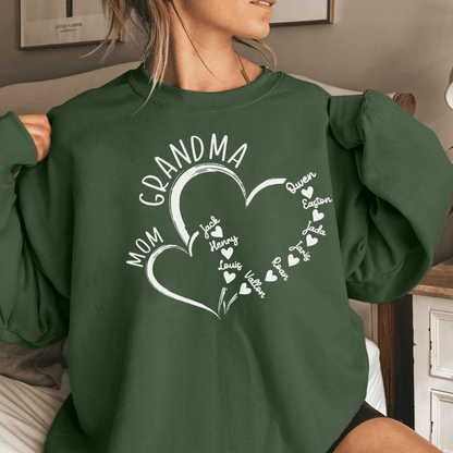 Generationenbande – Oma's Personalisiertes Liebesshirt - GiftHaus