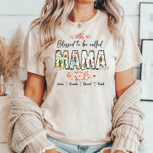 "Gesegnet Mama" Sweatshirt - Personalisiertes Geschenk - GiftHaus