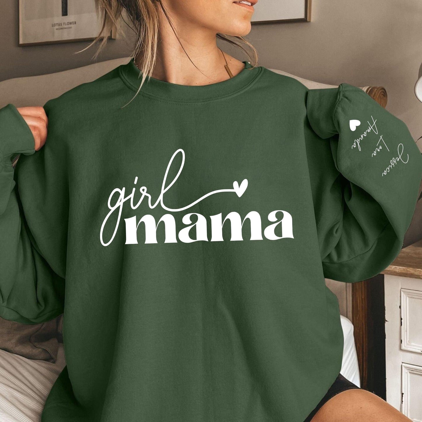 Girl Mama - Personalisiertes Sweatshirt für Mama - GiftHaus