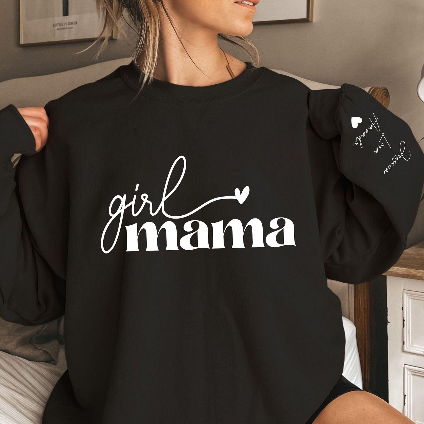 Girl Mama - Personalisiertes Sweatshirt für Mama - GiftHaus