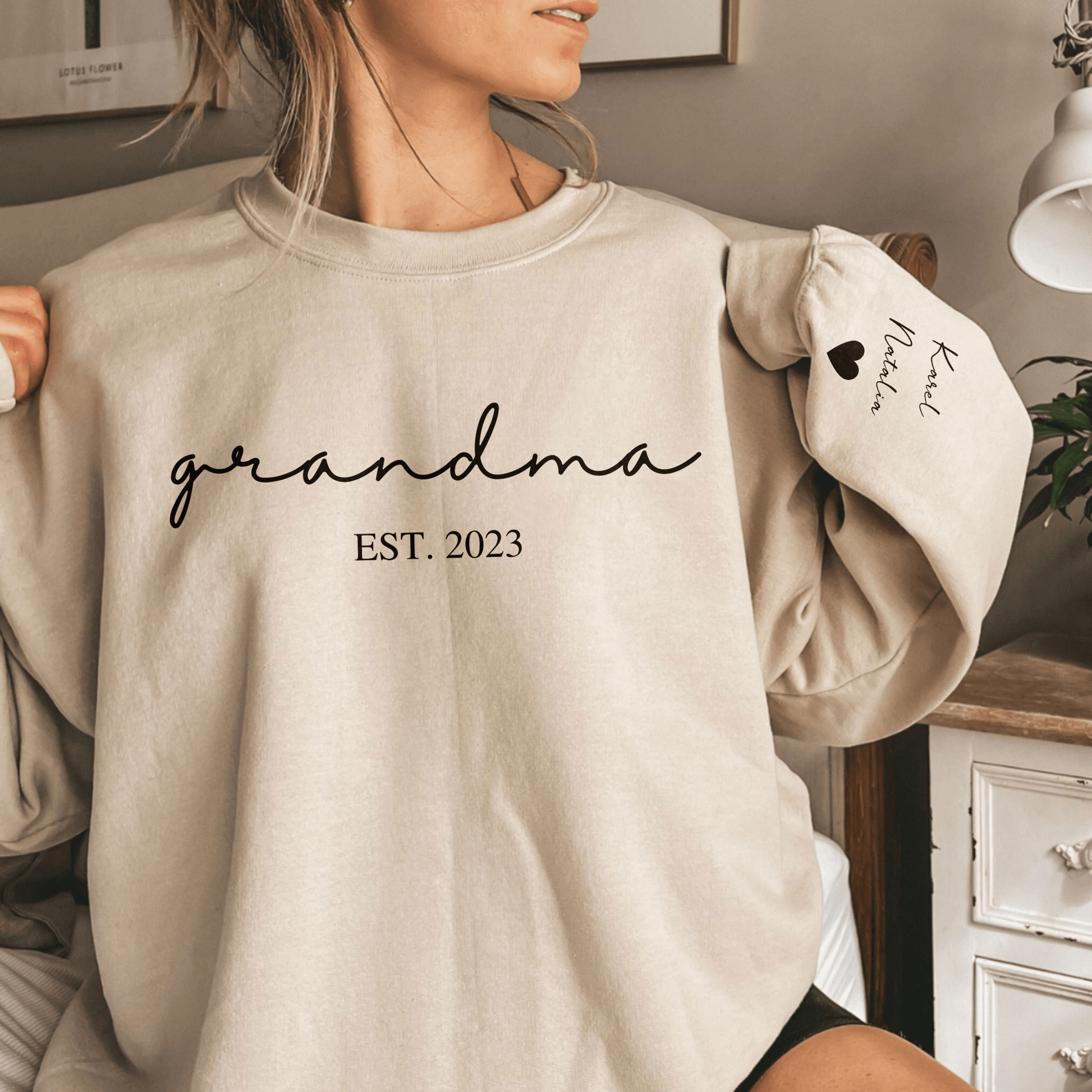 Großmutterherz Custom Sweatshirt - GiftHaus