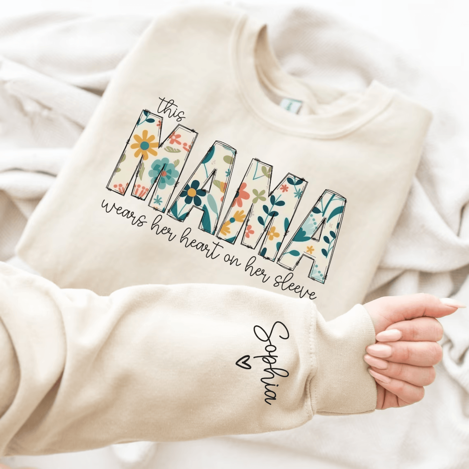 Herzliches Individuelles Titel-Sweatshirt - Ihr Wunschname für Geliebte - GiftHaus