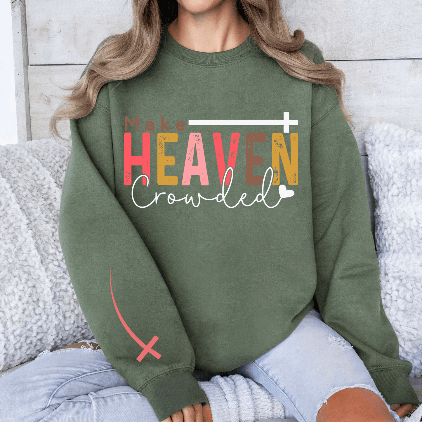 Himmlisches Glaubens-SweatshirtMach Den Himmel Voller - Geschenk für Glaubensgemeinschaften - GiftHaus