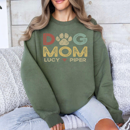 "Hundeherz" Personalisiertes Sweatshirt – Für Hundemamas - GiftHaus