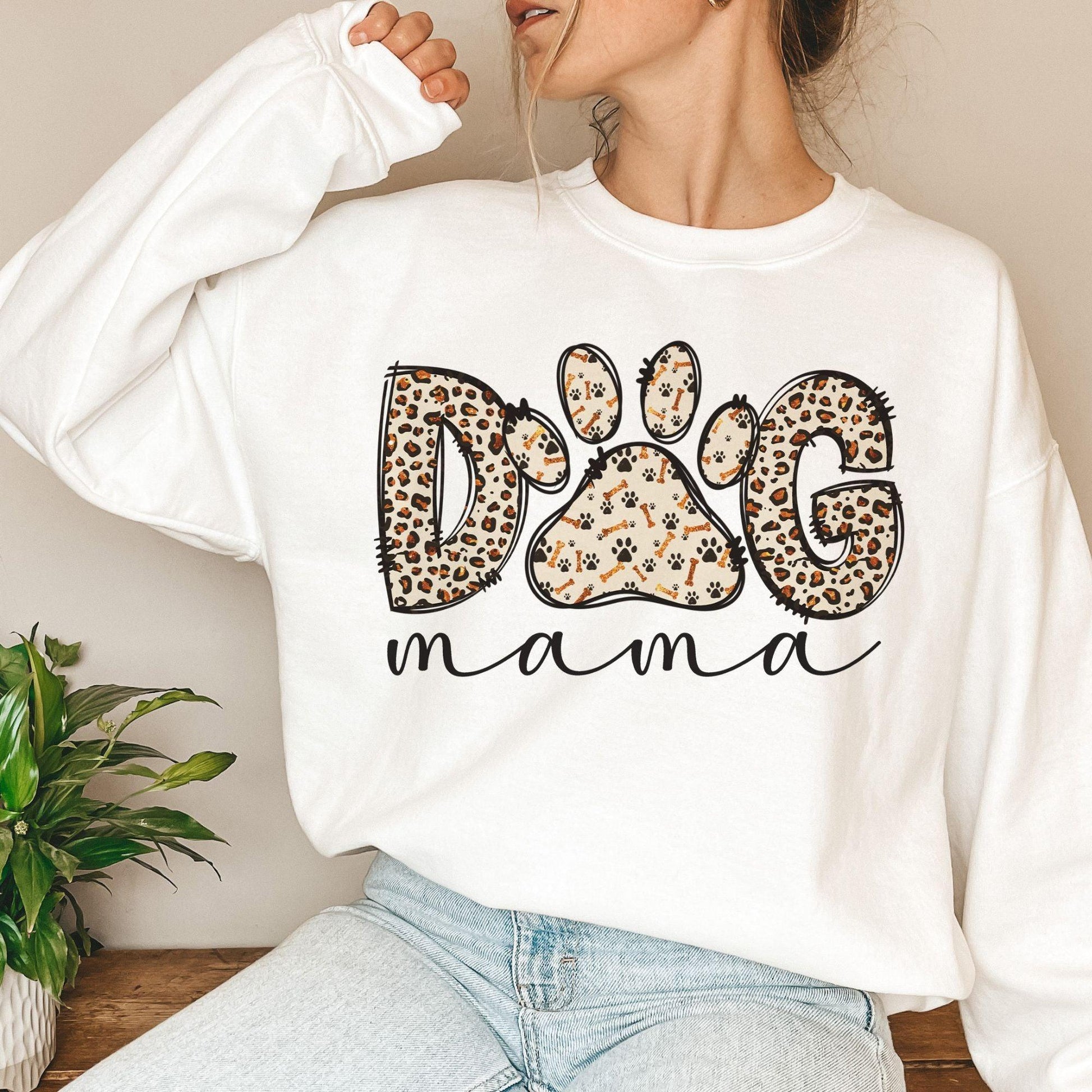 Hundemama-Leoparden Sweatshirt und Kapuzenpullover , Geschenk für Hundeliebhaber - GiftHaus