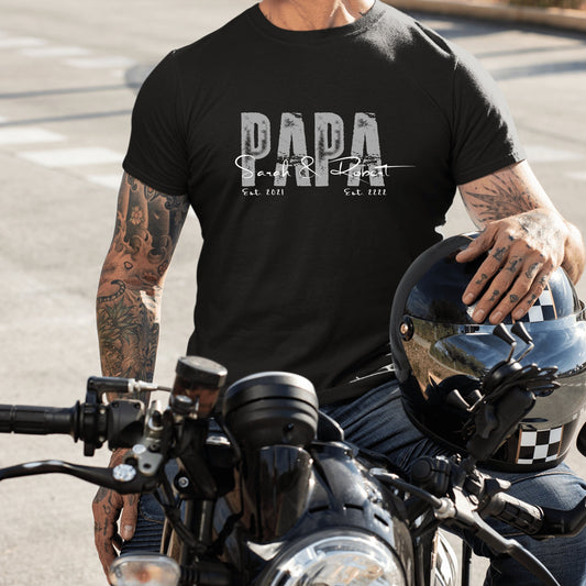 PAPA & MAMA - Ihr Personalisiertes Familienstolz Shirt