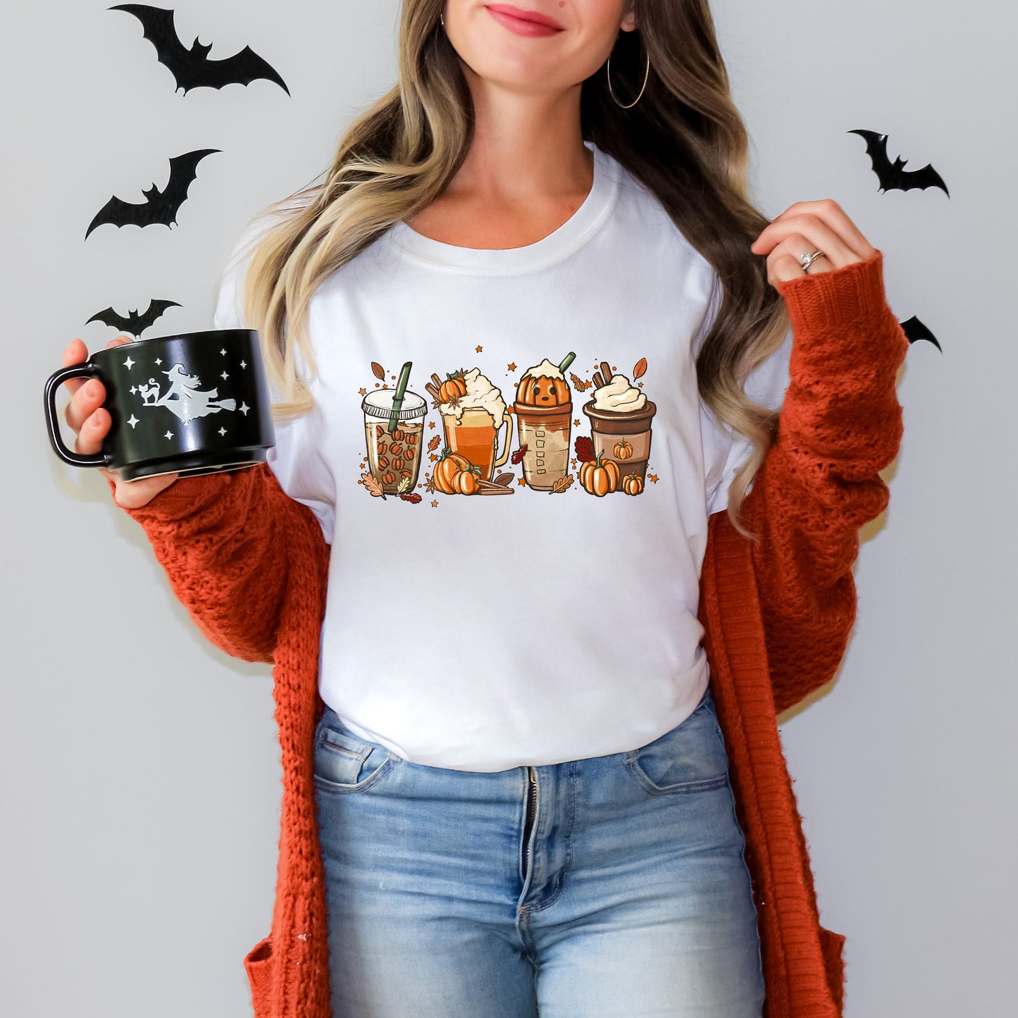 Herbst Kürbis Kaffee - Halloween Geschenk für Herbstliebhaber