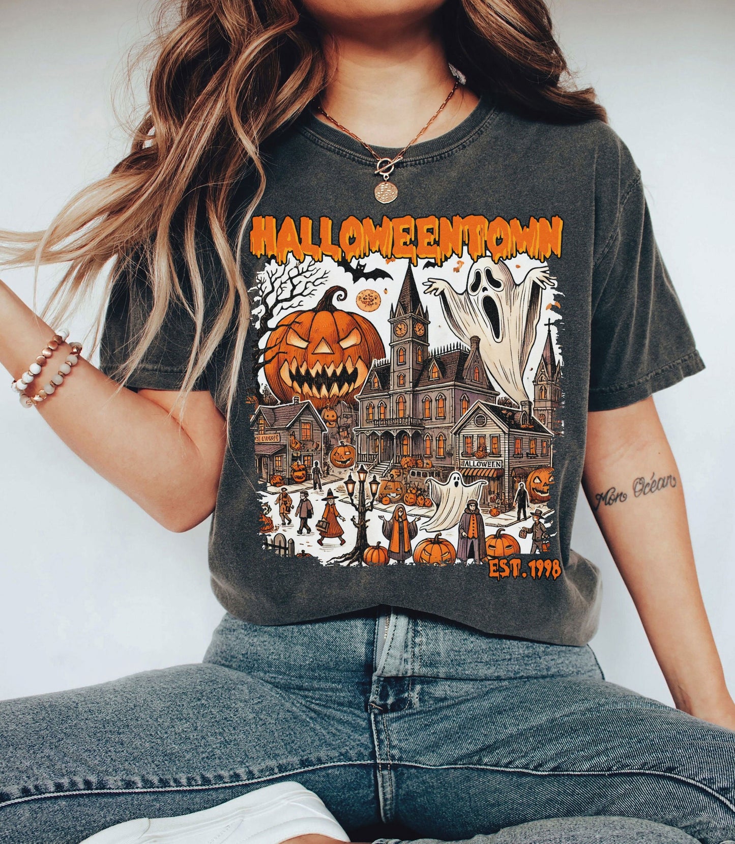 Gruselige Halloweentown Spruch Shirt für Selbstliebe Liebhaber