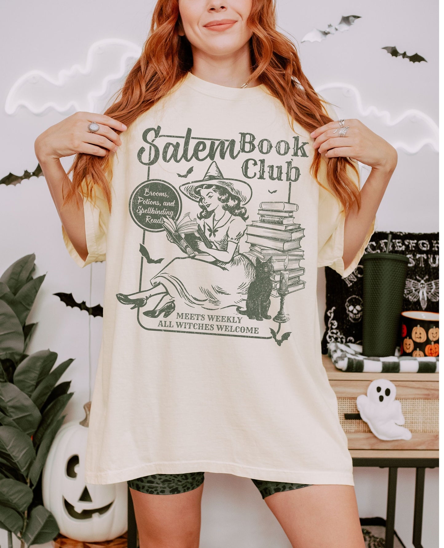 Retro Salem Buchclub - Perfektes Geschenk für Bücherliebhaber zu Halloween