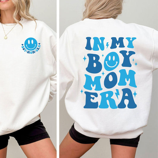 In My Boy Mom Era Sweatshirt - Boy Mom Club Sweatshirt for Mama - GiftHaus