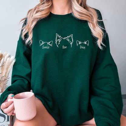 Individuelles Hunde- und Katzenohren-Sweatshirt - GiftHaus