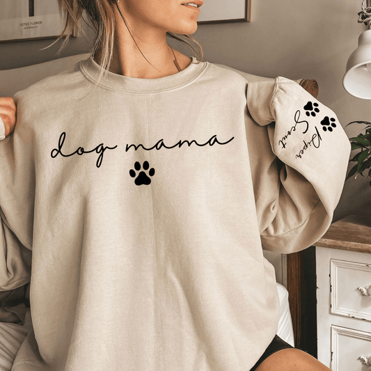 Individuelles 'Hundemama' Sweatshirt mit Haustiernamen - GiftHaus