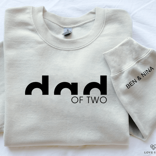 Individuelles 'Vater von Vielen' Sweatshirt mit Namen - Personalisiertes Geschenk für Väter - GiftHaus