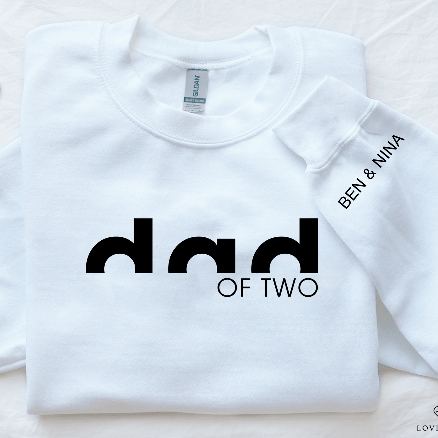 Individuelles 'Vater von Vielen' Sweatshirt mit Namen - Personalisiertes Geschenk für Väter - GiftHaus