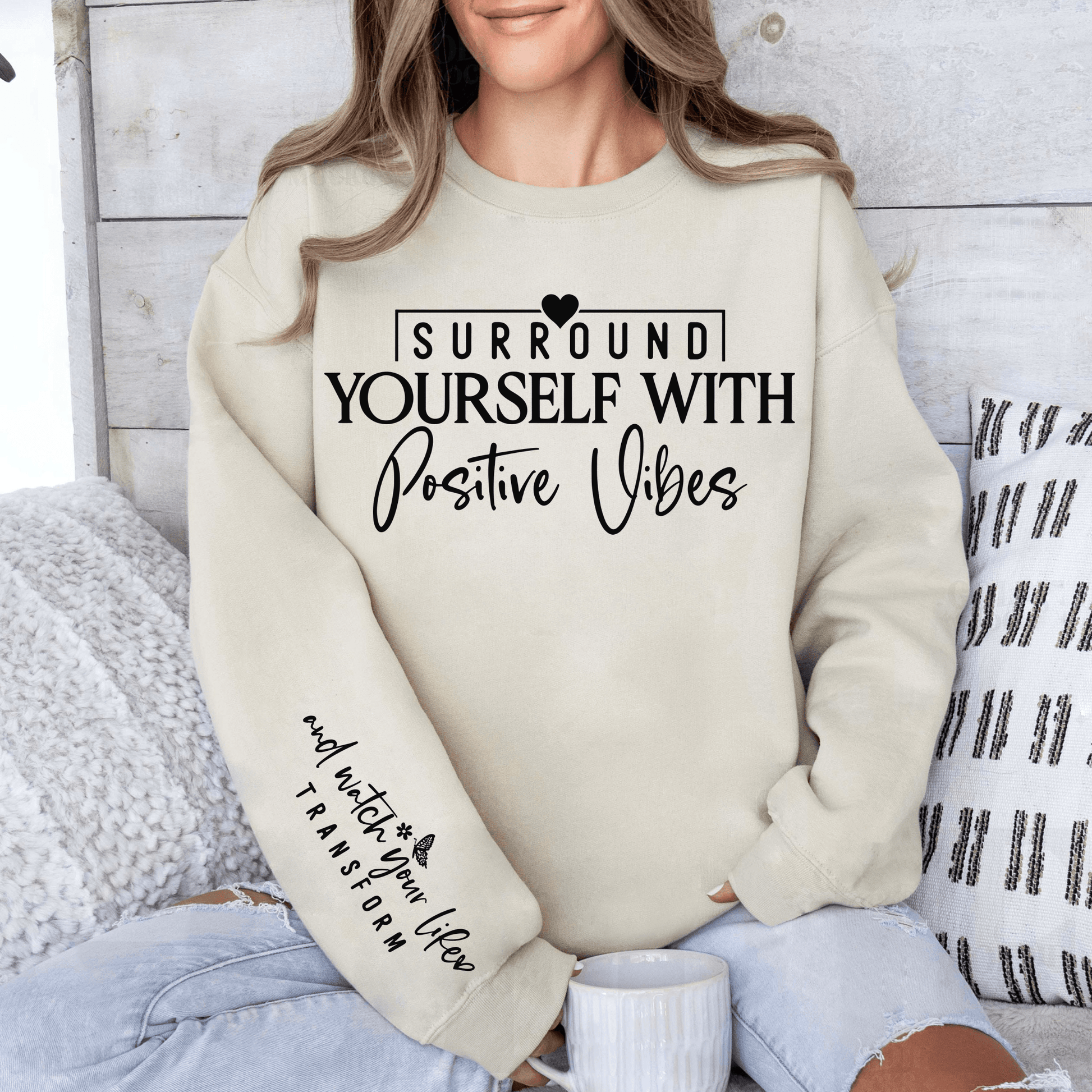 Inspirationswelle Sweatshirt – Botschafter der Positivität - GiftHaus