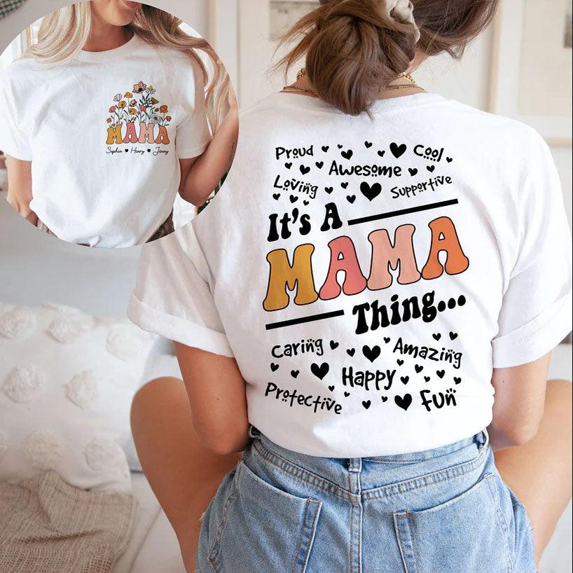 It's A Mama Things - Personalisiertes Mama Shirt - GiftHaus