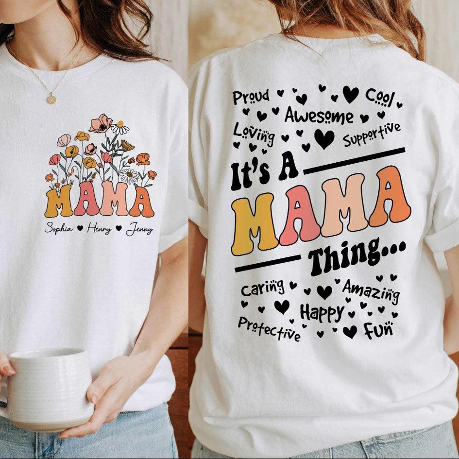 It's A Mama Things - Personalisiertes Mama Shirt - GiftHaus