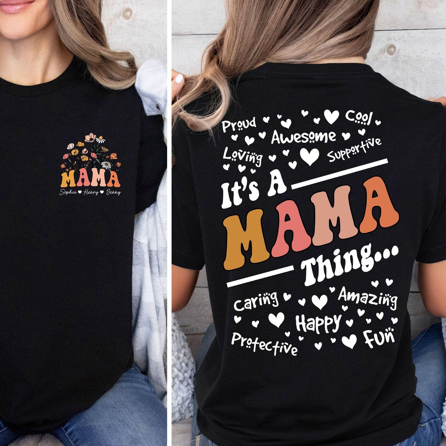 It's A Mama Things - Personalisiertes Mama Shirt - GiftHaus