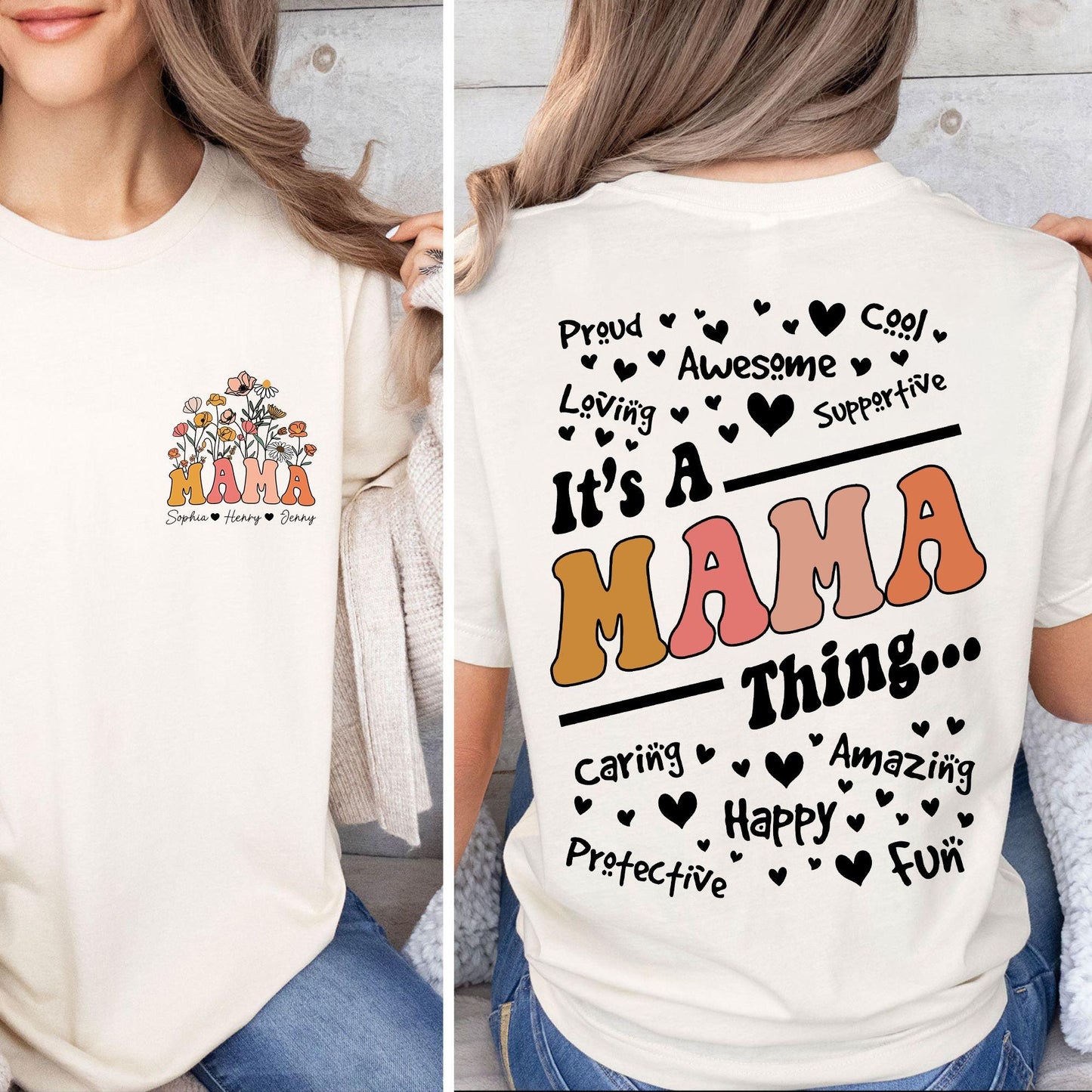 It's A Mama Things - Personalisiertes Mama Shirt - GiftHaus