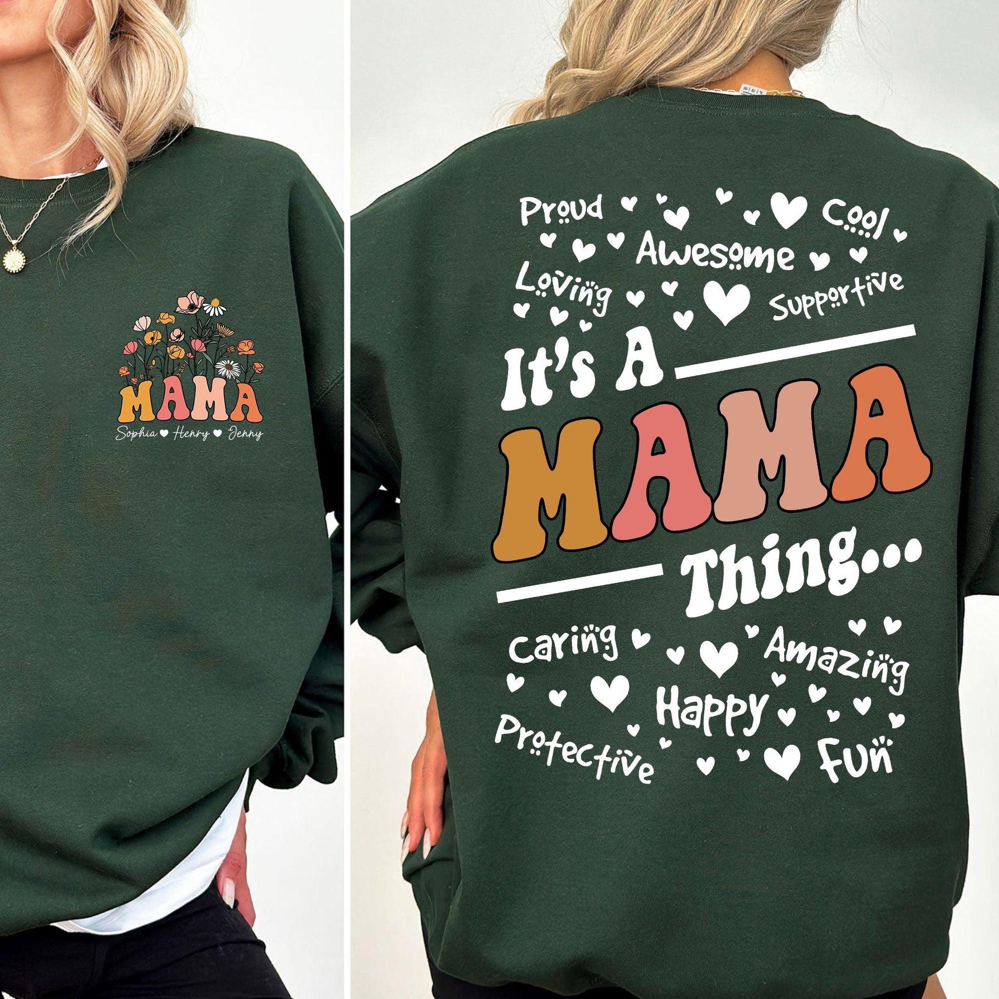 It's A Mama Things - Personalisiertes Mama Shirt - GiftHaus