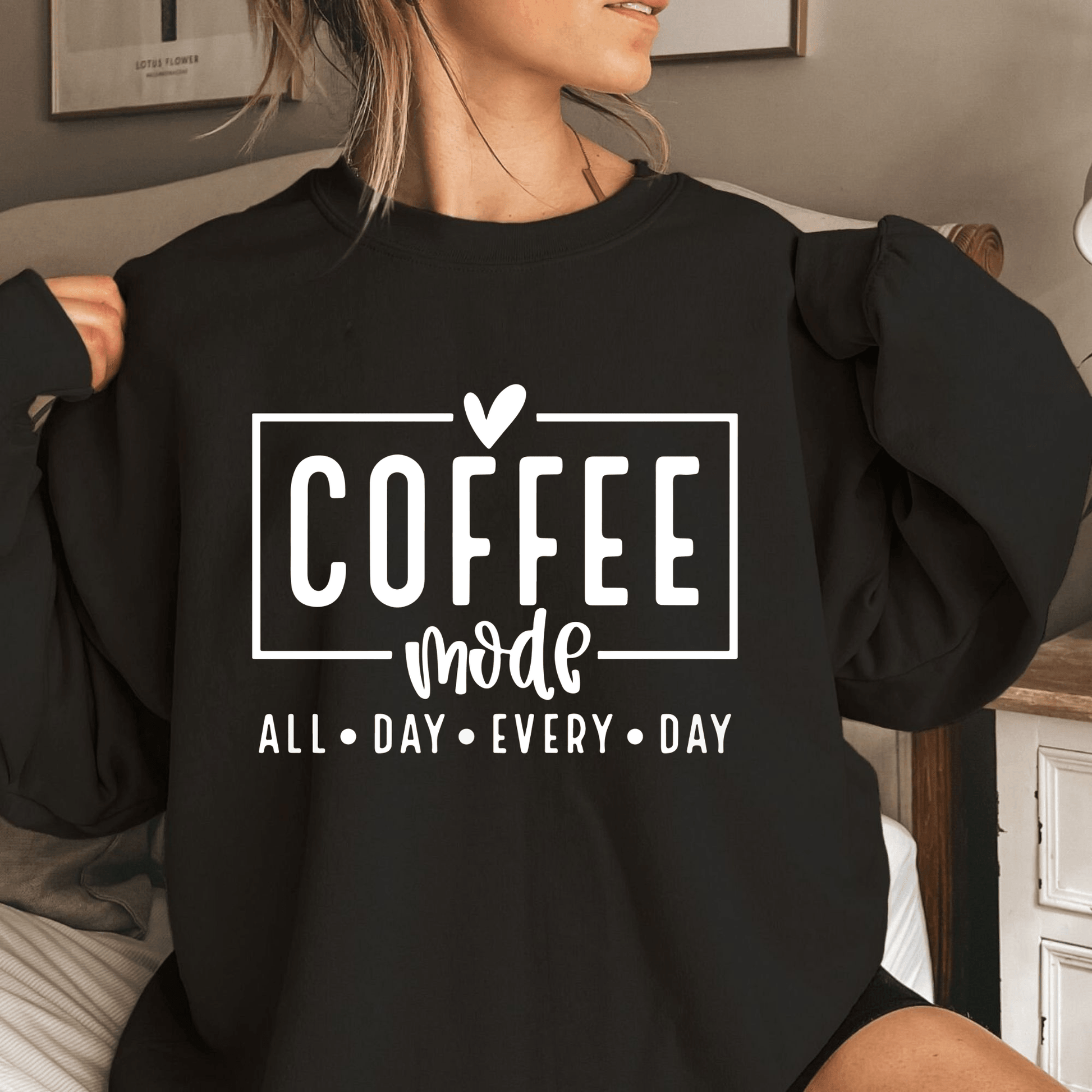 Kaffee-Modus Sweatshirt - Das ideale Geschenk für Kaffeeliebhaber - GiftHaus