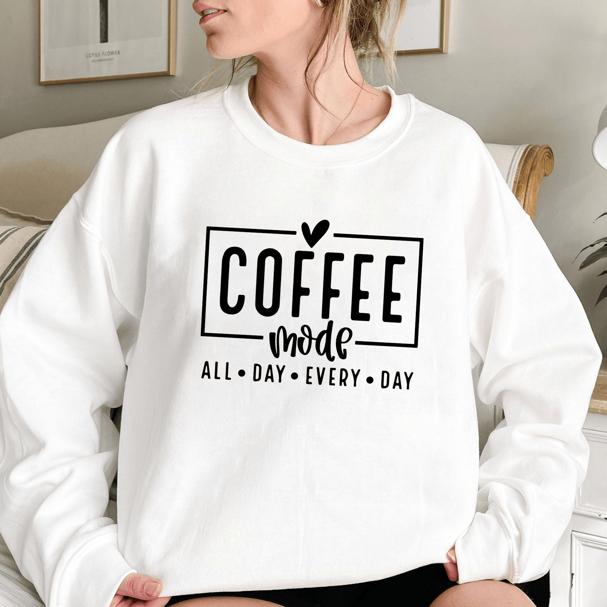 Kaffee-Modus Sweatshirt - Das ideale Geschenk für Kaffeeliebhaber - GiftHaus