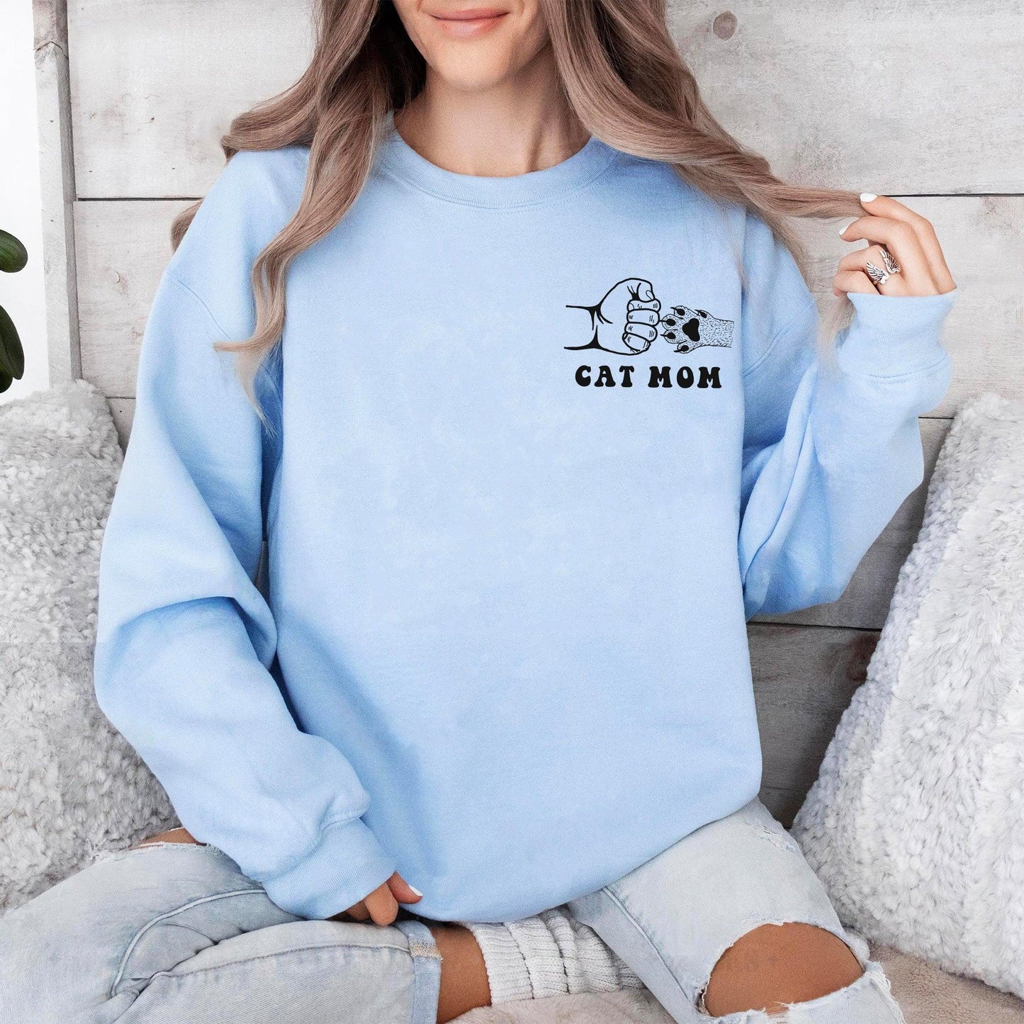 Katzen Mama Sweatshirt – Geschenk für Katzen Mama - GiftHaus
