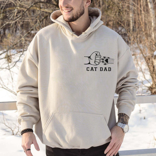 Katzen Papa Hoodie – Geschenk für Katzen Papa - GiftHaus