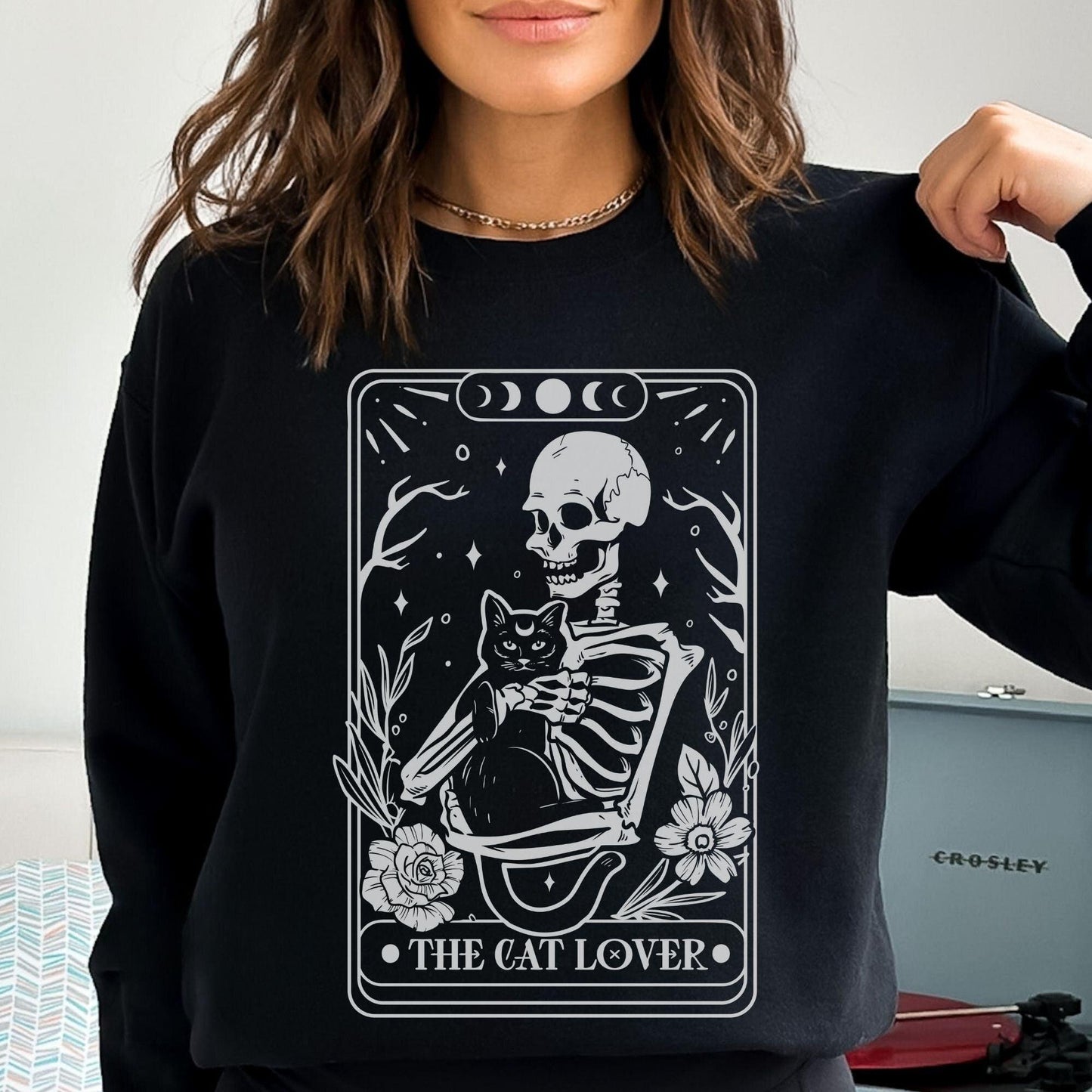 Katzenliebhaber Tarot Sweatshirt - GiftHaus