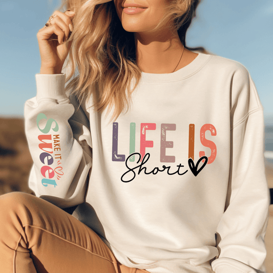Lebenslust Sweatshirt - Für Jeden Tag Ein Geschenk der Freude - GiftHaus