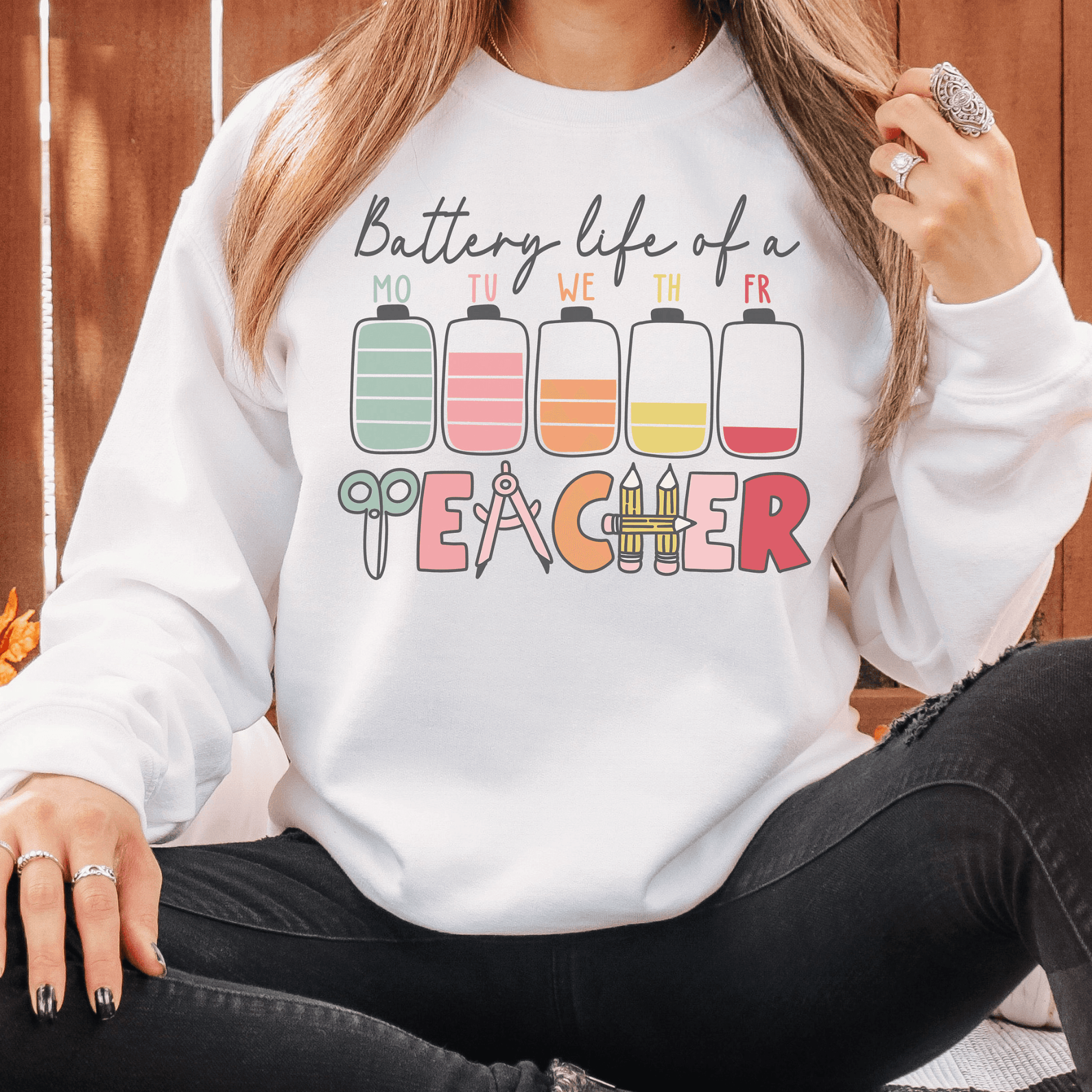 Lehrer Akkustand – Sweatshirt für den Alltag - GiftHaus