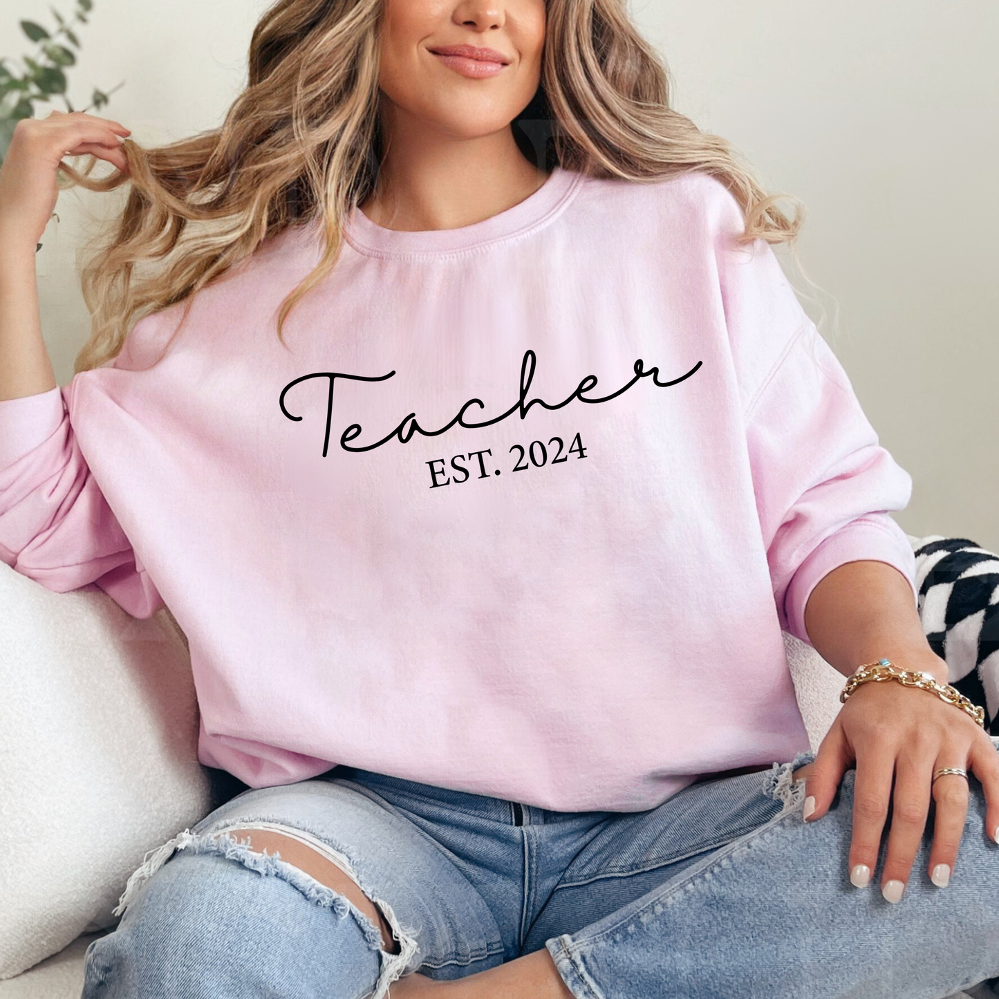 Lehrer-Sweatshirt mit Personalisiertem Gründungsjahr – Feiern Sie Ihren Meilenstein