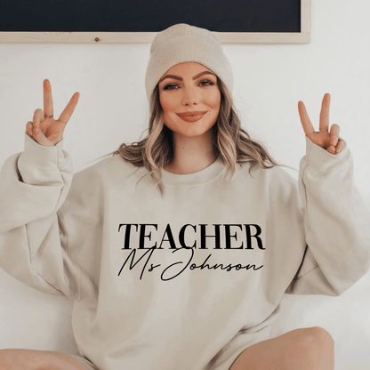 Lehrerstolz – Personalisiertes Sweatshirt - GiftHaus